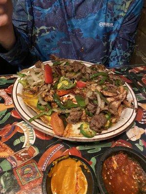 Beef Fajita Nachos with Veggies