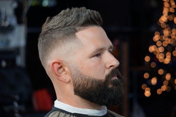 Amazing Haircuts with sculping Professional Beard work at it's finest !!