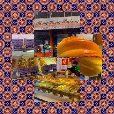 Montage of images from Hong Kong Bakery