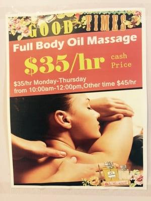 Body Massage Special