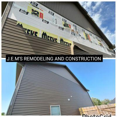 We fix the vinyl siding