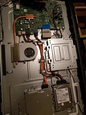 We Just replaced the hard Drive(HDD) for this dell Pc.