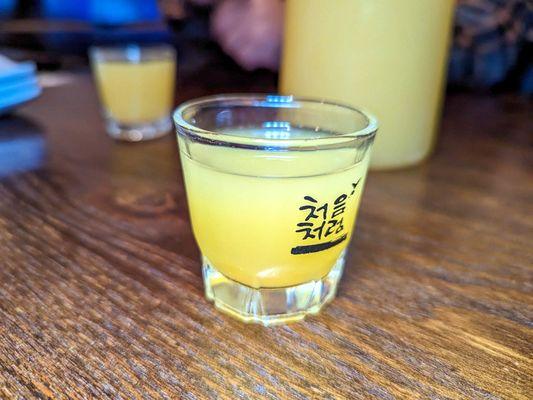 mango soju $20