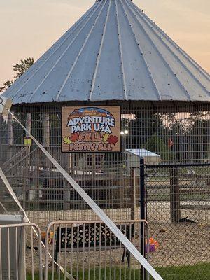 This area was where the fall festival attractions were supposed to be, wasn't on Saturday Sept 18th after 4pm