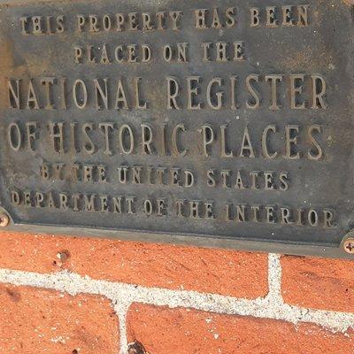 This property has been placed on the national register of historic places