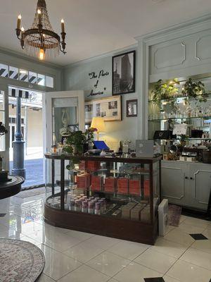 Madame Aucoin Perfume shop interior