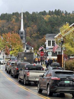 Stowe! Beautiful! Picturesque!   Busy as hell!