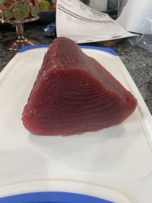 Ahi block 2 1/2 lbs