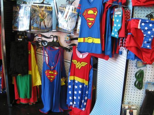 costumes at Spirit of Halloween store