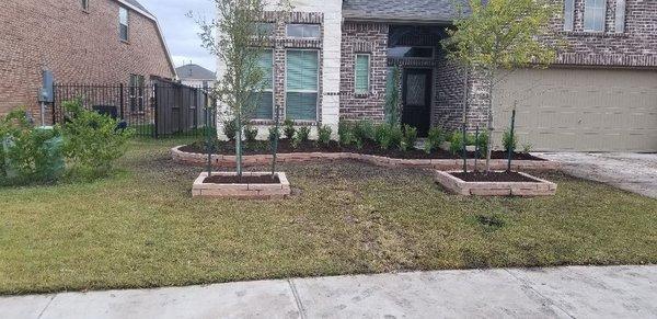 Natural chop-stone bed