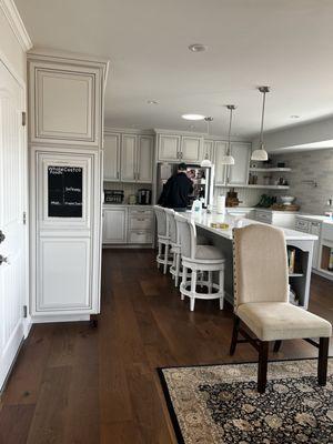 Kitchen remodel and island, with Pantry