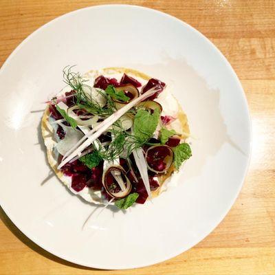 Beet Tostada