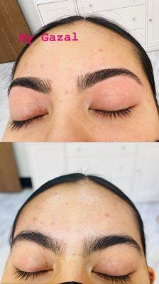 Eyebrow threading