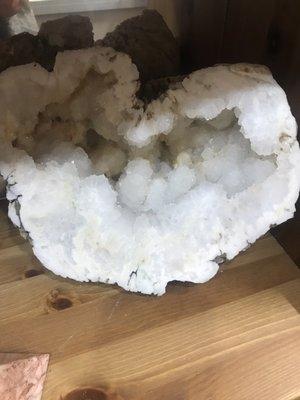 Awesome new huge white geode