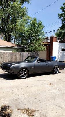 My 69 cutlass convertible. Complete restoration with a Matte finish