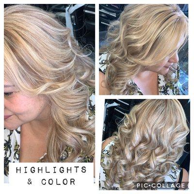 Rayos y tinte/ highlights and color