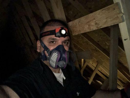 It's hot inside an attic!