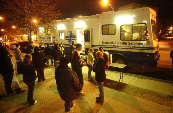 Our Health Outreach Bus visits six neighborhoods on a regular schedule year round.