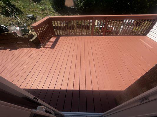 Deck painting