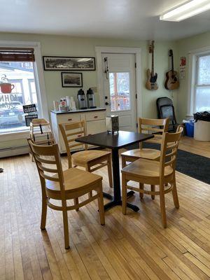 Table and coffee  bar