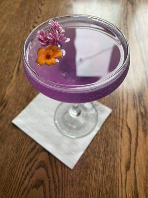 Bar & grill lavender drink special