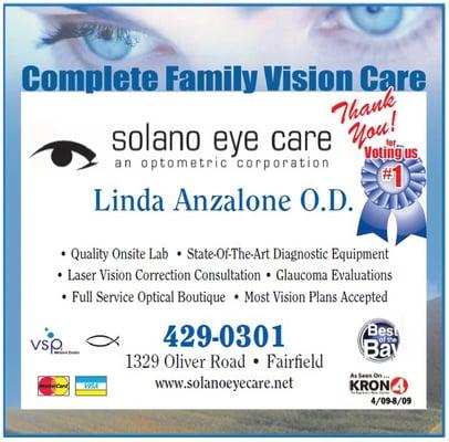 Complete Family Vision Care!