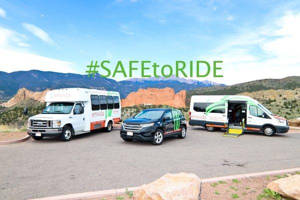 Envida is #SAFEtoRIDE! We want our riders to know we have and continue to take important steps to keep our buses safe.