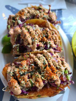 Tacos Capeado de Camarn (Battered Shrimp Tacos). So good!!