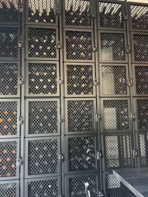 Loved the lockers to store wines!!