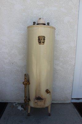 This is an original water heater from the house built in 1956