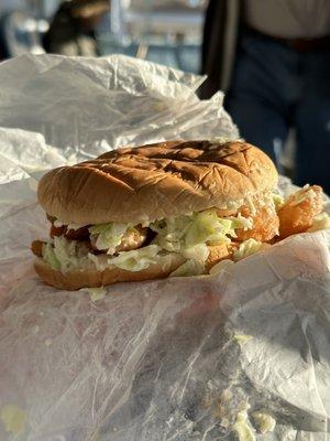 Shrimp Burger ($8)