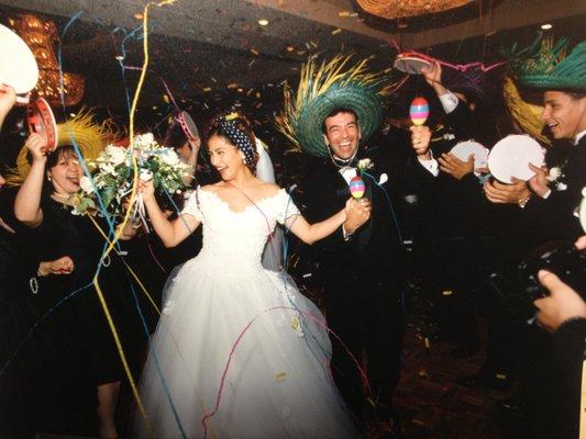 Patty & Danny Filous' Wedding Grand Entrance as M/M Ricky Ricardo!