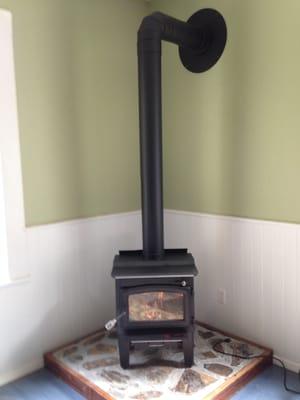 freestanding wood stove