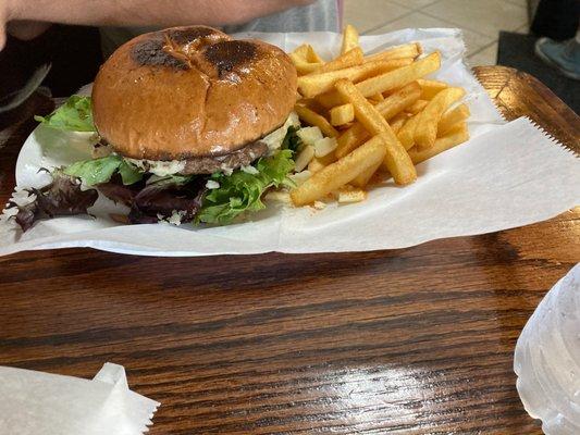 Wafaa burger and fries