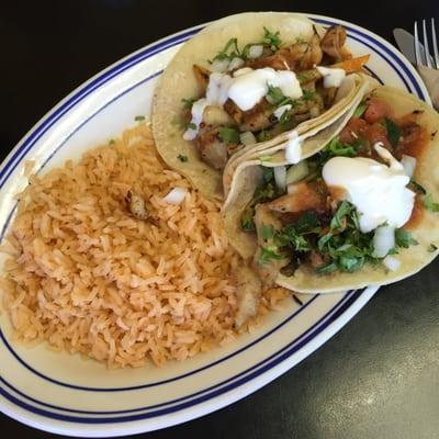 Lunch: Fish Tacos