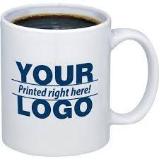 Ceramic coffee mugs made in the USA. Repeated advertising every day.