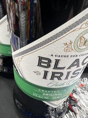 A tasting of Black Irish Original Flavor--the CEO is singer Mariah Carey