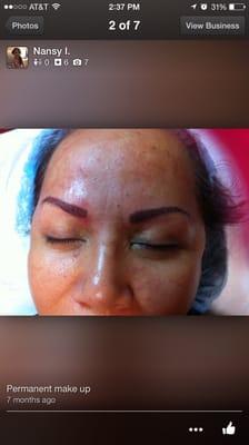 Permanent make up