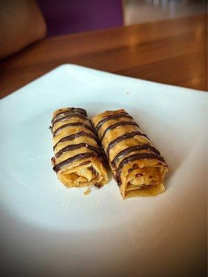 Chocolate Hazelnut Baklava Fingers - so good!!