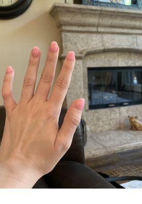 Bubblegum Pink Nails by Thao