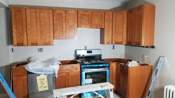 Backsplash & kitchen remodel fully installation!!