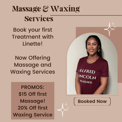 Book your first service with Linette Today!