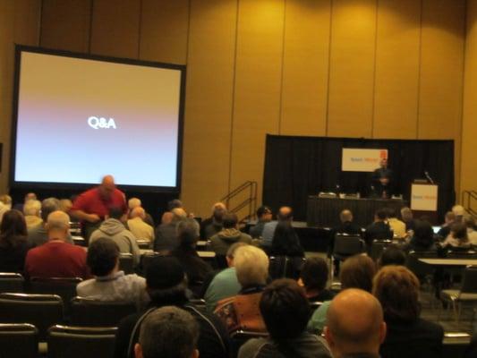 One of the seminars I attended  (01/27/2012).