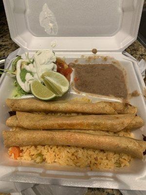 Thursday taquito special ...so good and will fill you up!