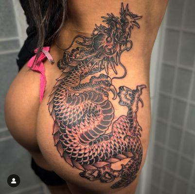 KT Dragon Tattoo