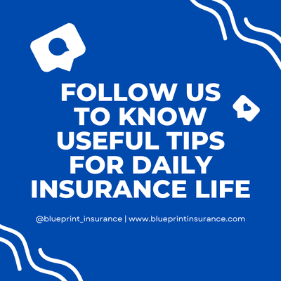 Follow us in our social media to learn useful tips for daily Insurance life.