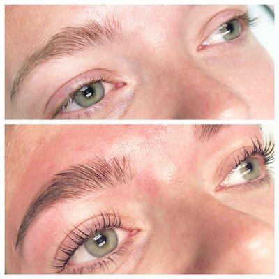 Lash Lift and Brow wax!