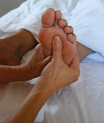 Foot Reflexology is part of our Massage with Herbal Foot Wrap.