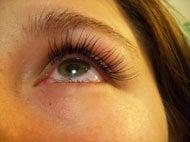 Individual eyelash extensions        After