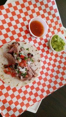 T & S Brisket tacos